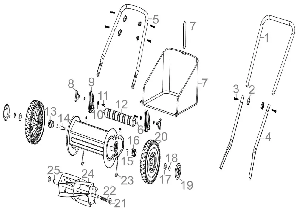 Zeichnung - GDE Spindelmher GS 350 - 95116